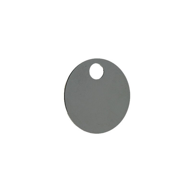 32mm Self Coloured Aluminium Disc Key Tag