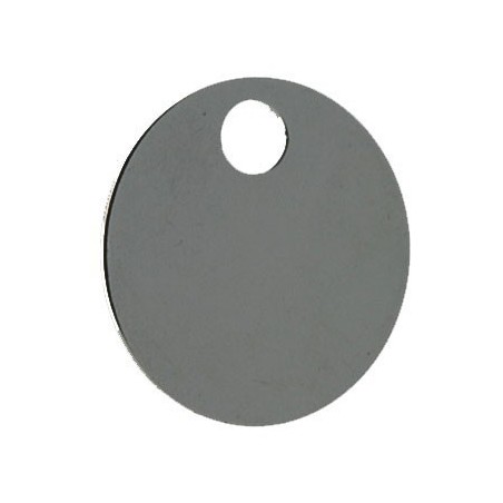 32mm Self Coloured Aluminium Disc Key Tag